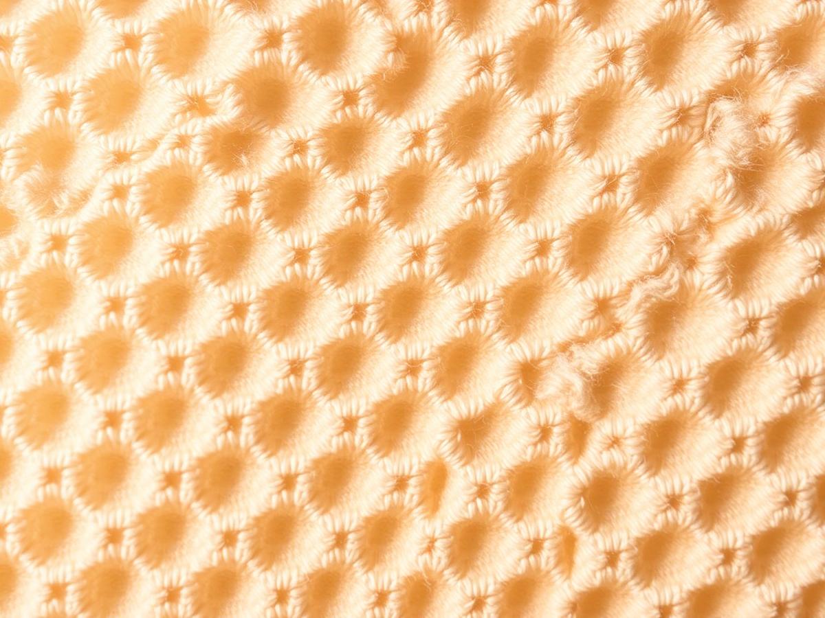 Waffle Kumaş yüzey dokusu